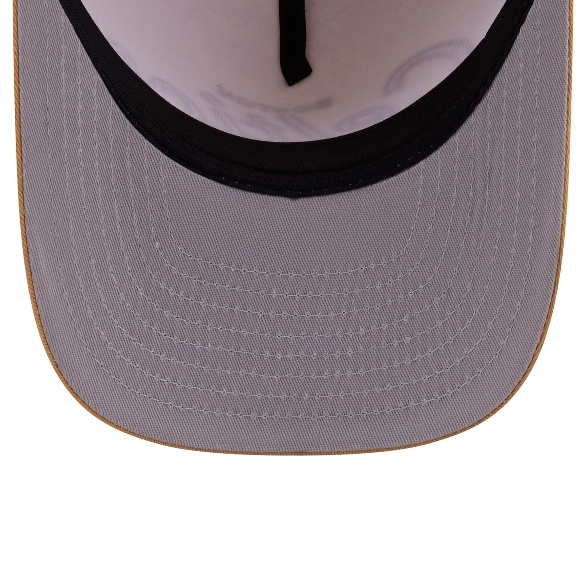 Men's Boston Celtics  New Era Cream Herringbone 9FIFTY A-Frame Snapback Hat