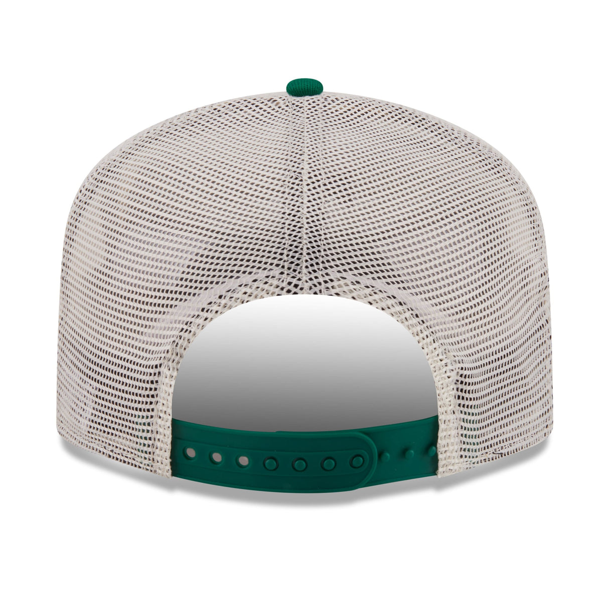 Men's Boston Celtics New Era Cream Layered Patch 19TWENTY Adjustable Hat