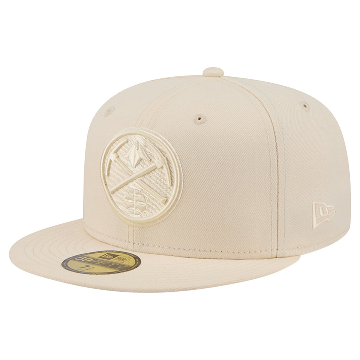 Men's Denver Nuggets New Era Cream Color Pack 59FIFTY Fitted Hat