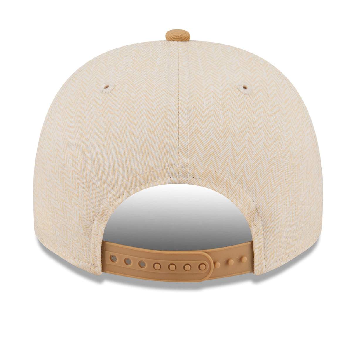 Men's Golden State Warriors  New Era Cream Herringbone 9FIFTY A-Frame Snapback Hat