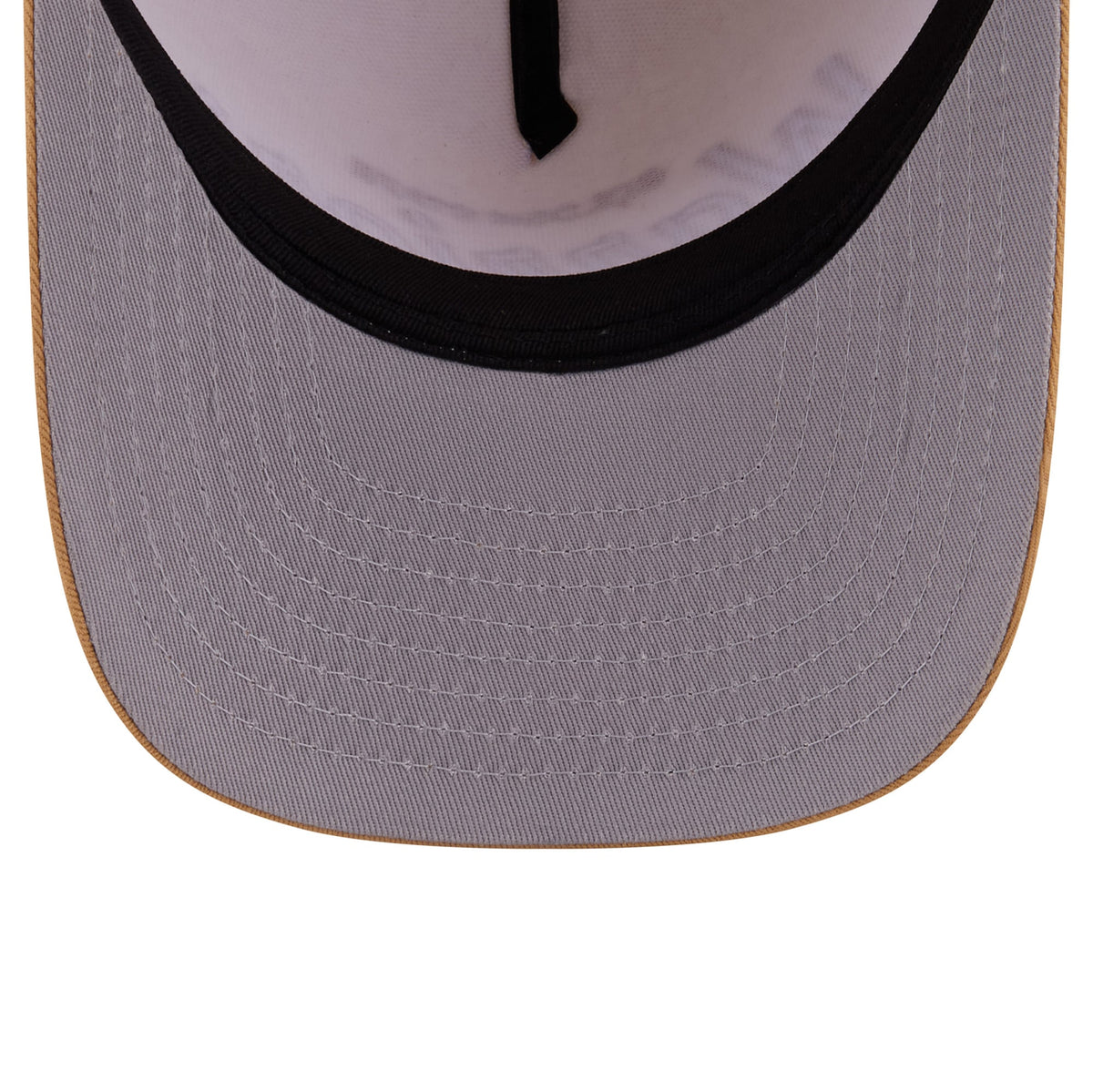 Men's Golden State Warriors  New Era Cream Herringbone 9FIFTY A-Frame Snapback Hat