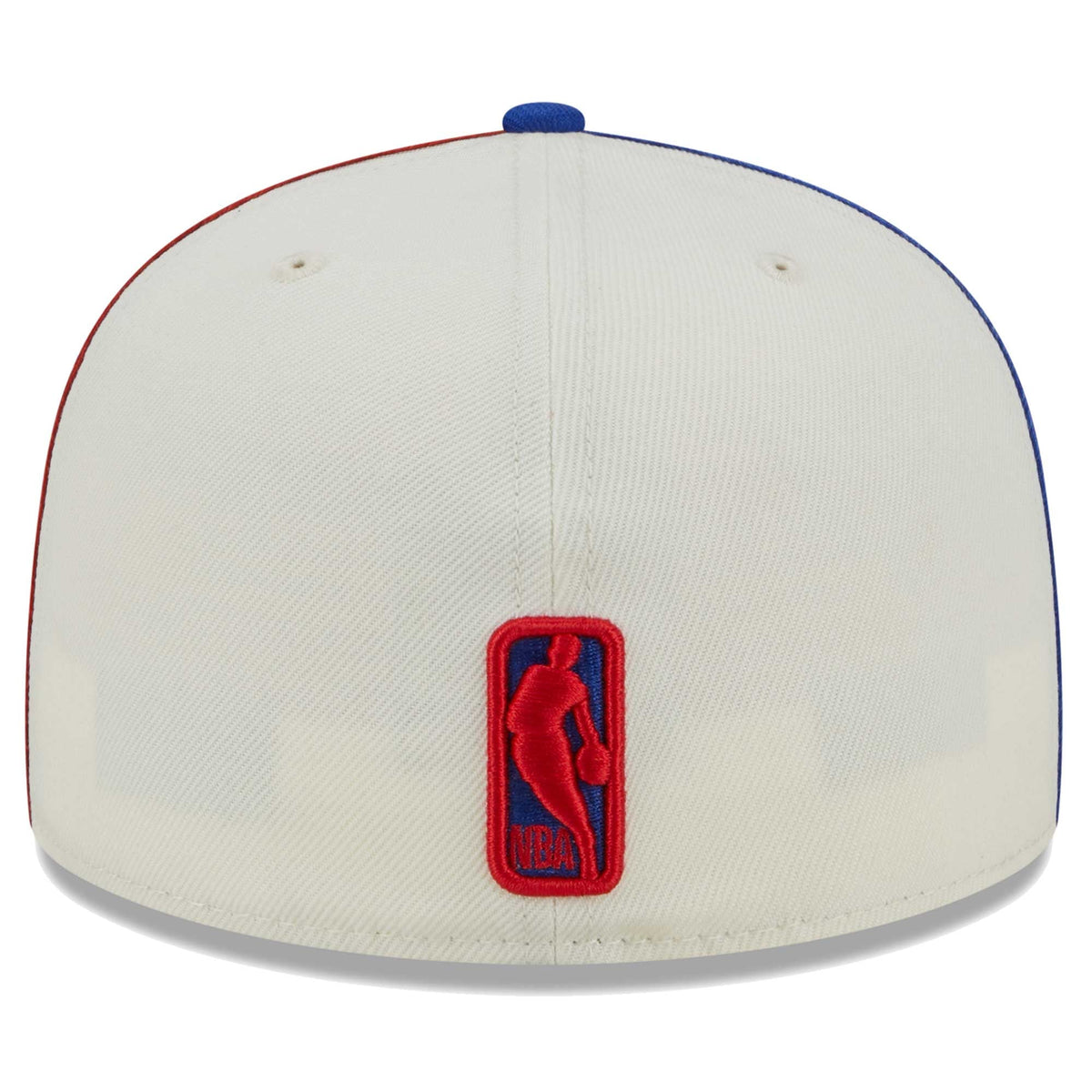 Men's Philadelphia 76ers New Era Cream Piped Pop Panel 59FIFTY Fitted Hat
