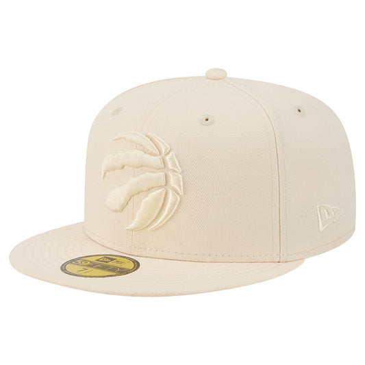 Men's Toronto Raptors New Era Cream Color Pack 59FIFTY Fitted Hat