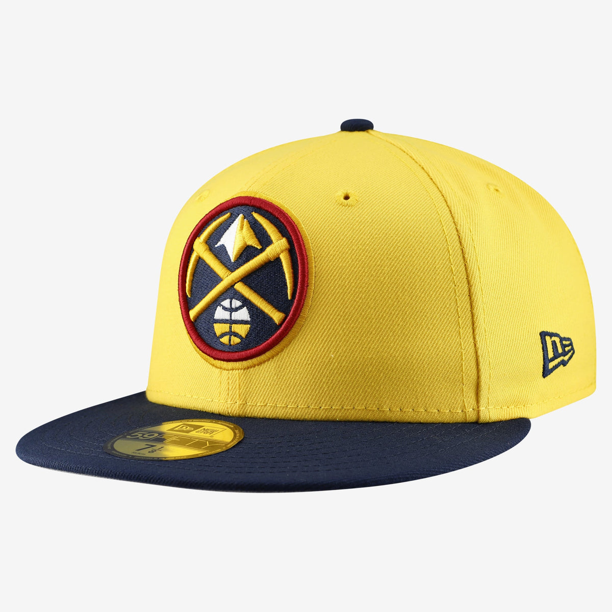 Men's Denver Nuggets New Era Gold Two-Tone 59FIFTY Fitted Hat