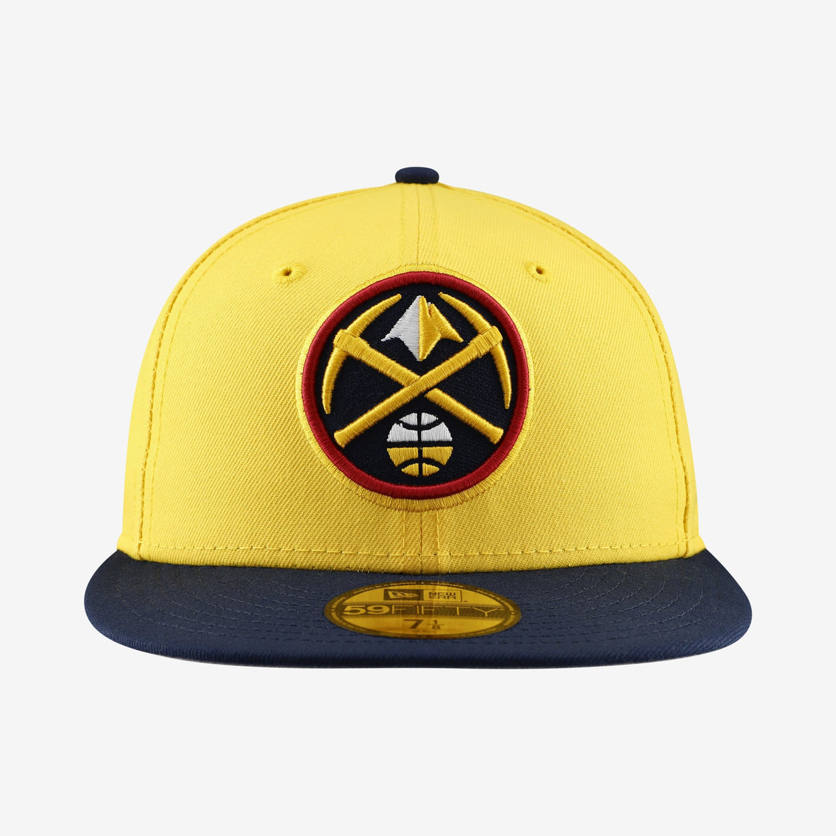 Men's Denver Nuggets New Era Gold Two-Tone 59FIFTY Fitted Hat