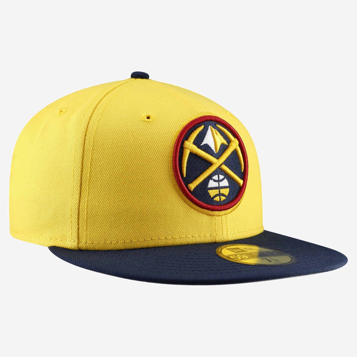 Men's Denver Nuggets New Era Gold Two-Tone 59FIFTY Fitted Hat