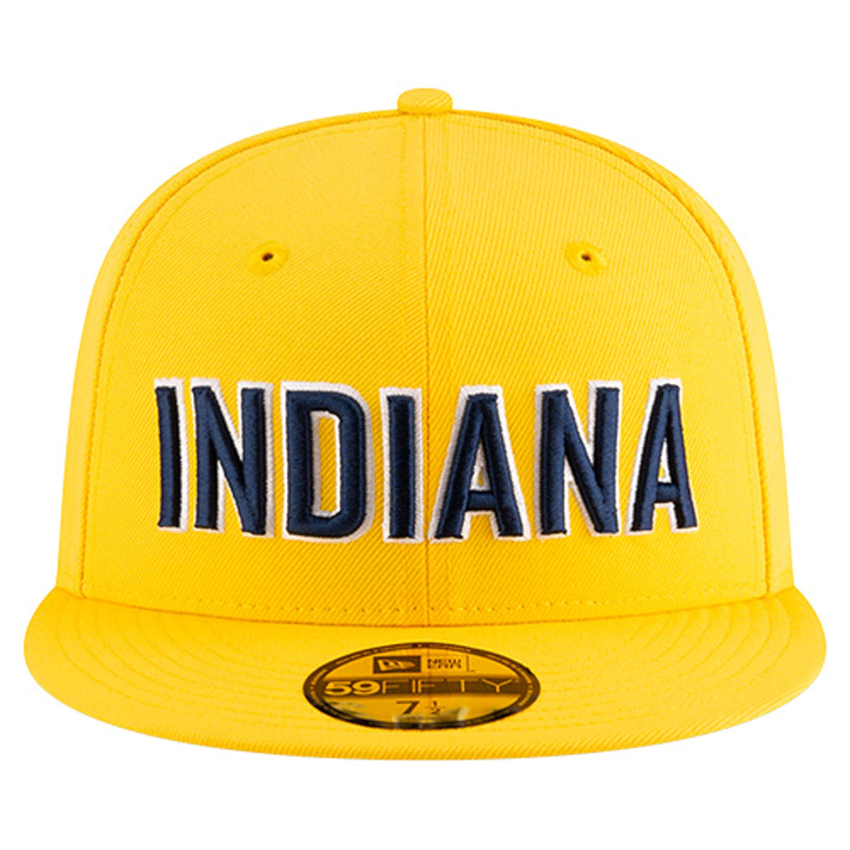 Men's Indiana Pacers  New Era Gold Statement Edition Jersey Hook 59Fifty Fitted Hat