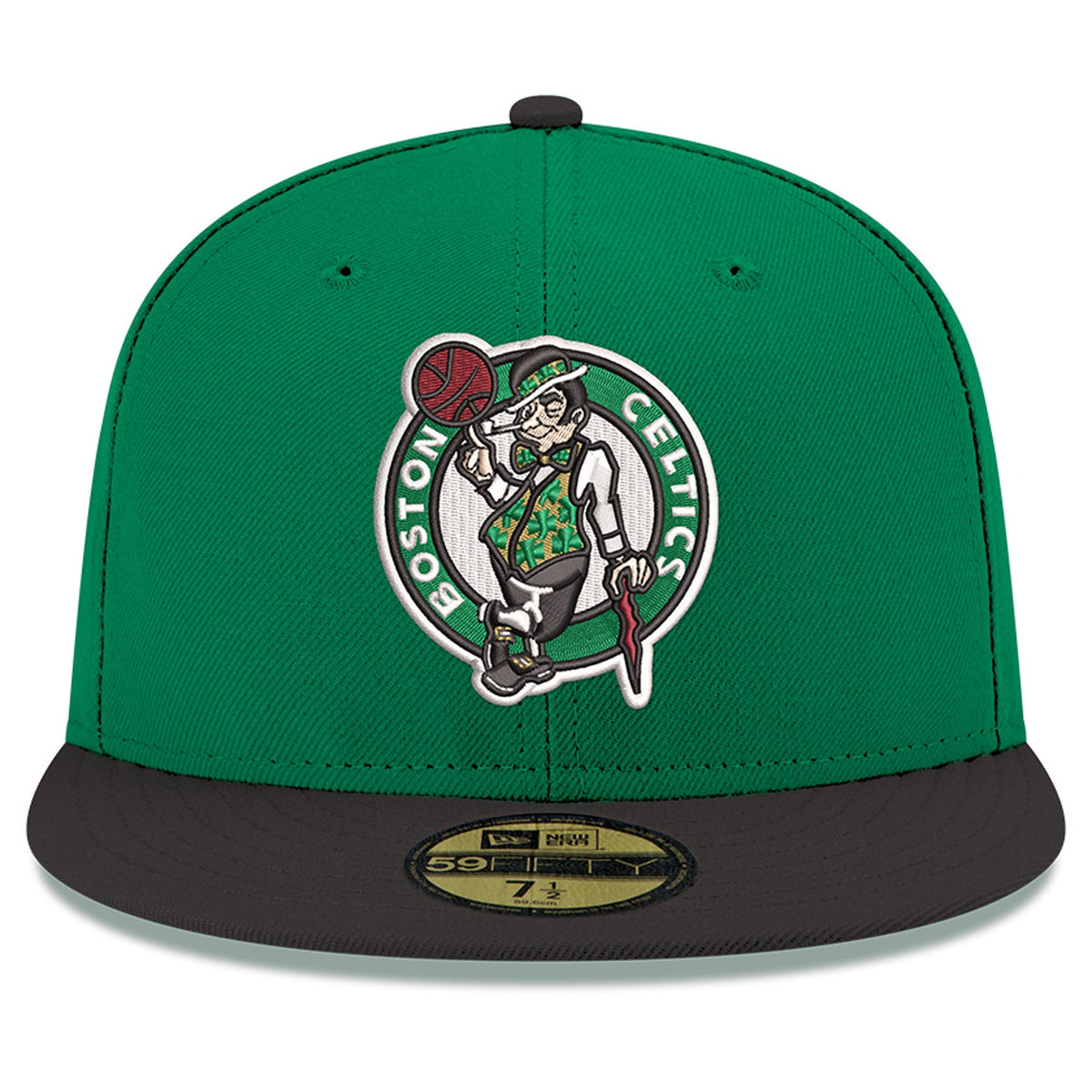 Men's Boston Celtics New Era Green Two-Tone 59FIFTY Fitted Hat