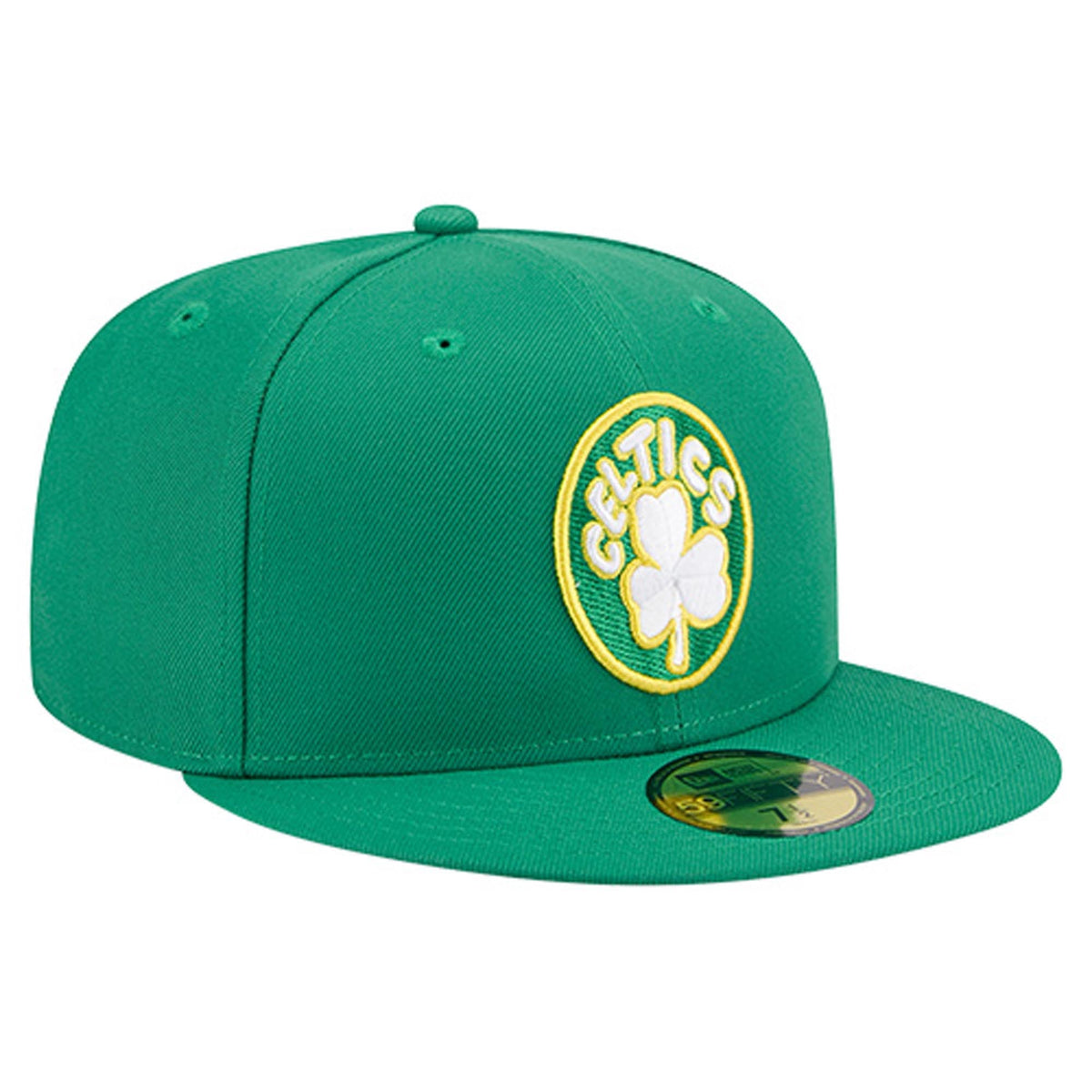 Men's Boston Celtics  New Era Kelly Green Core Logo 59FIFTY Fitted Hat