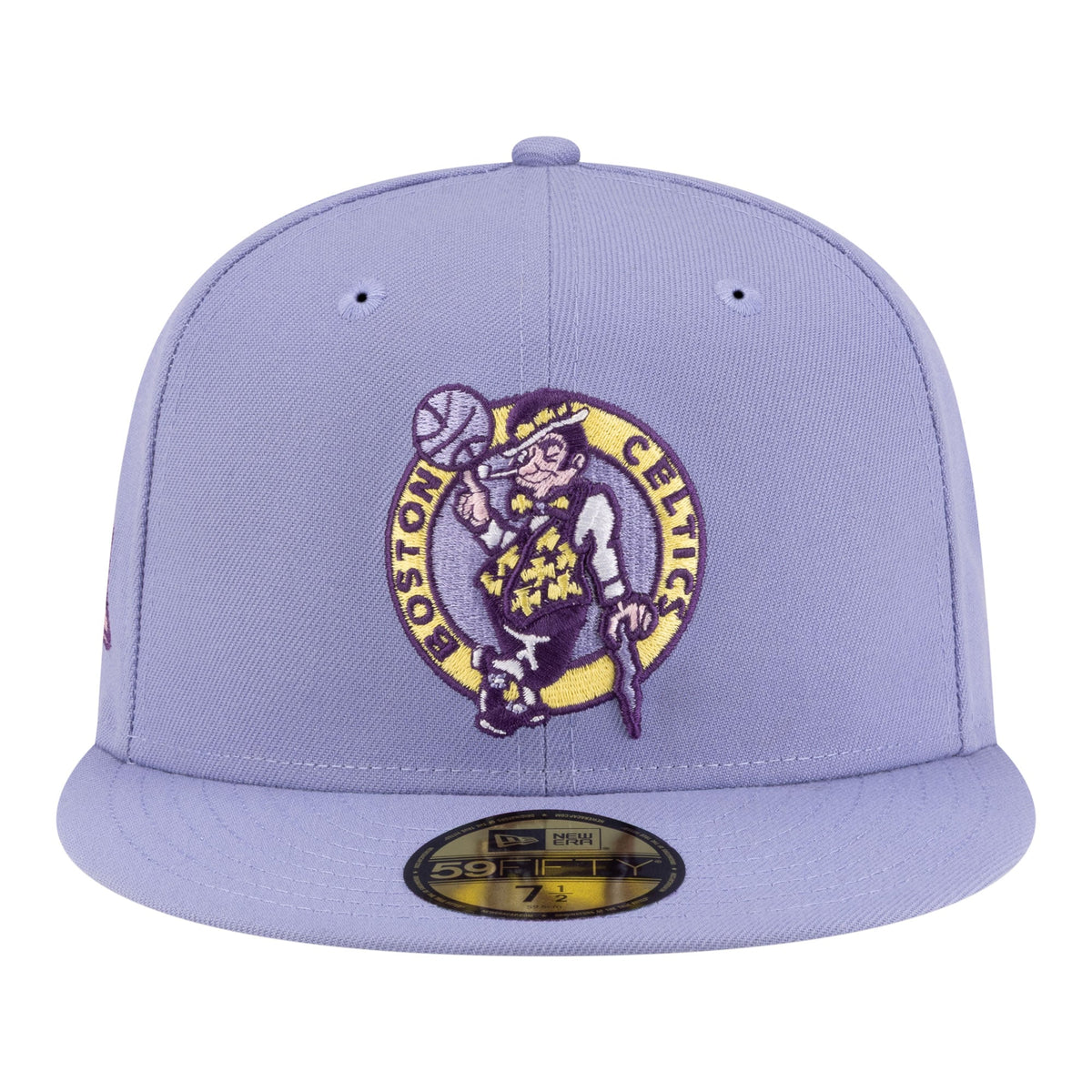 Men's Boston Celtics New Era Lavender Color Pack 59FIFTY Fitted Hat
