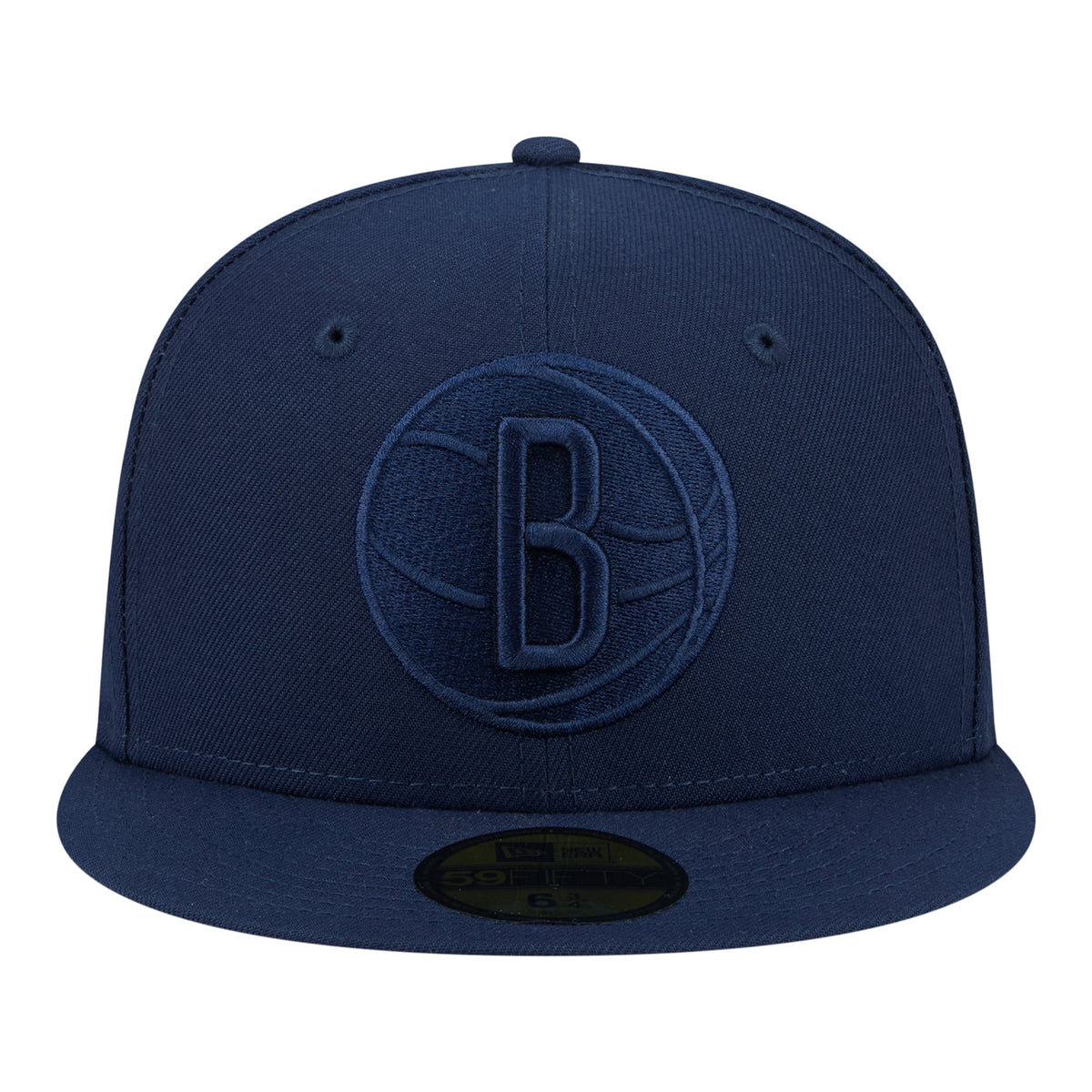 Men's Brooklyn Nets New Era Navy Tonal Color Pack 59FIFTY Fitted Hat