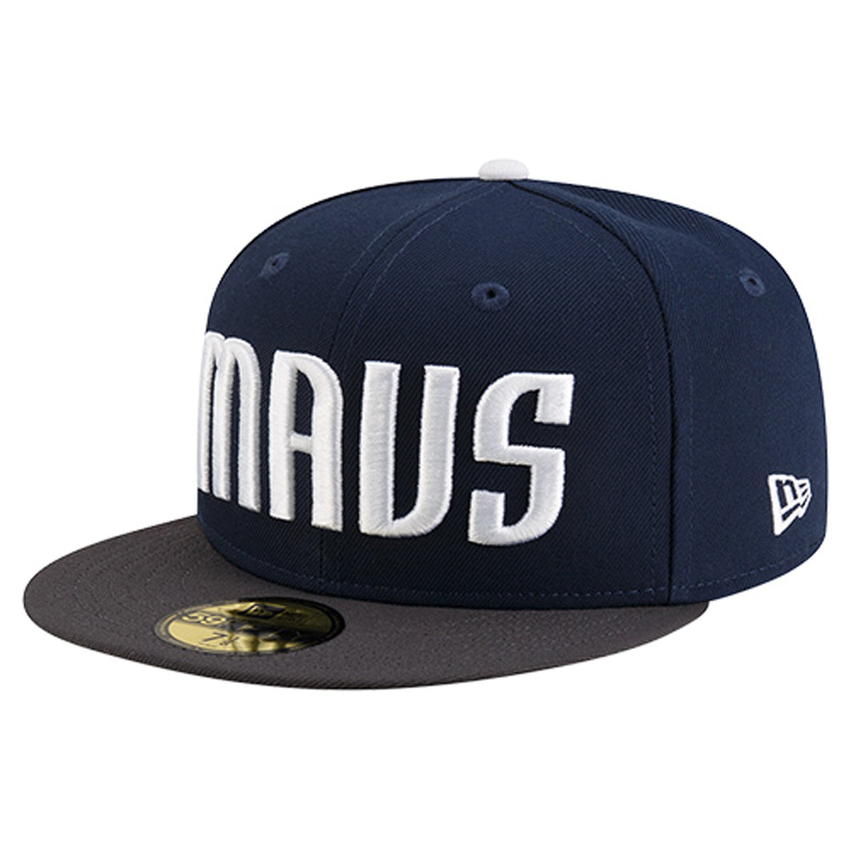 Men's Dallas Mavericks  New Era Navy Statement Edition Jersey Hook 59Fifty Fitted Hat