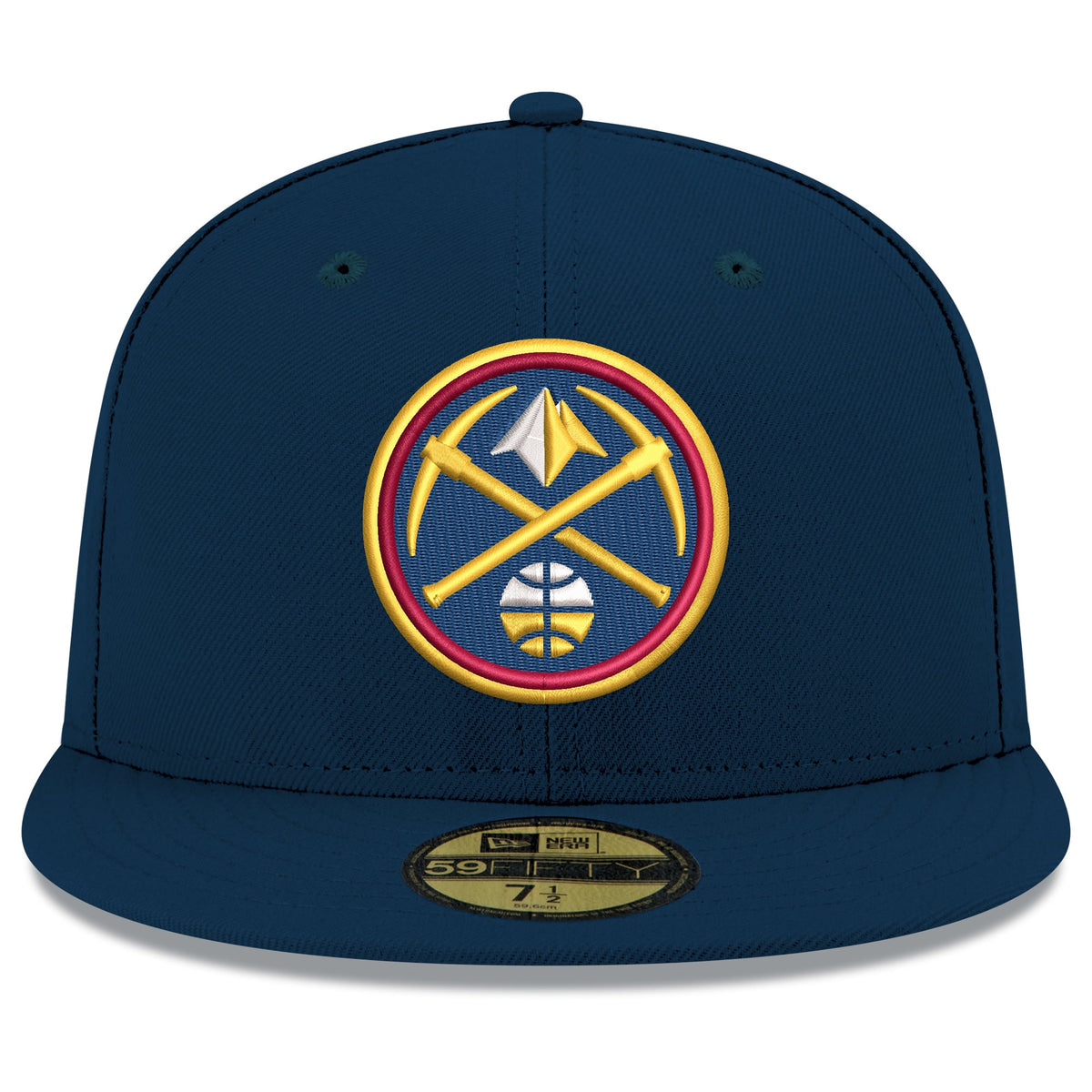 Men's Denver Nuggets  New Era Navy Team 59FIFTY Fitted Hat
