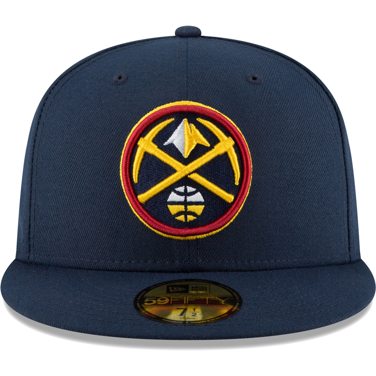 Men's Denver Nuggets New Era Navy Team 59FIFTY Fitted Hat