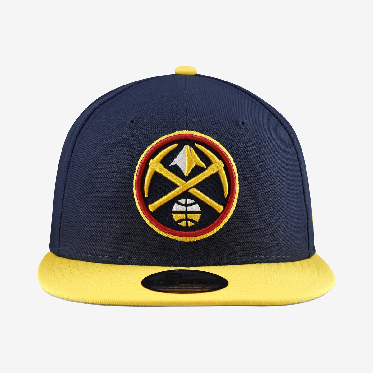 Men's Denver Nuggets  New Era Navy Two-Tone 9FIFTY Snapback Hat