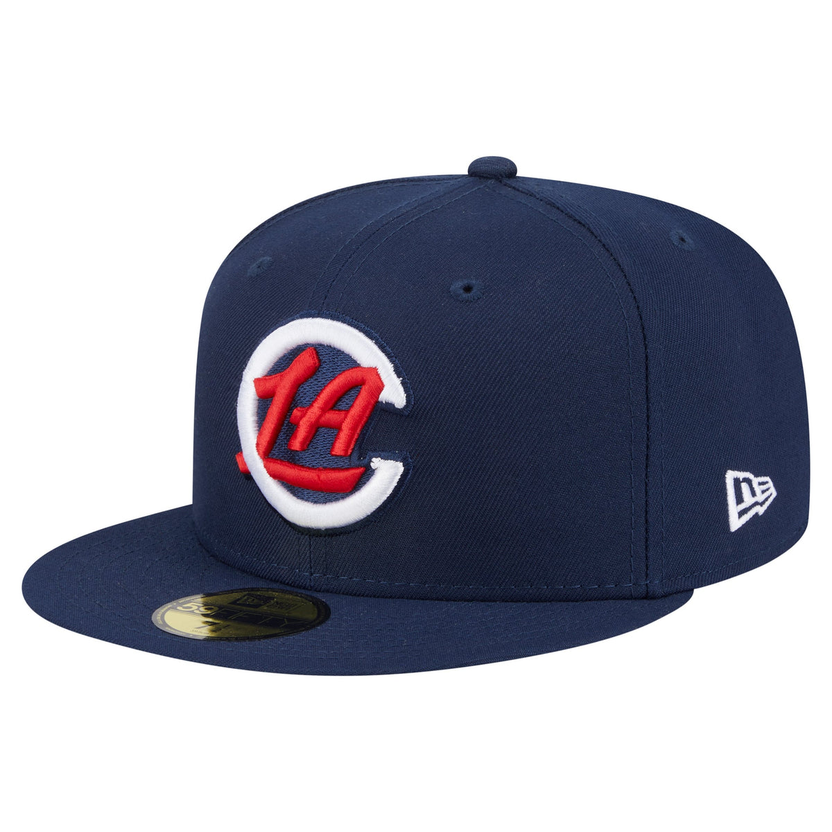 Men's LA Clippers  New Era Navy Deceptor 59FIFTY Fitted Hat