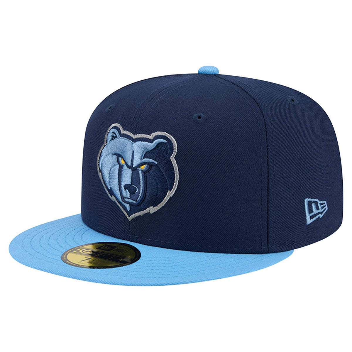 Men's Memphis Grizzlies New Era Navy Two-Tone 59FIFTY Fitted Hat