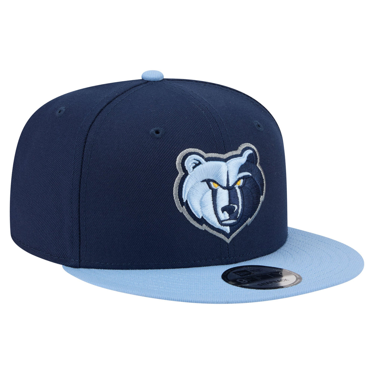 Men's Memphis Grizzlies  New Era Navy Two-Tone 9FIFTY Snapback Hat