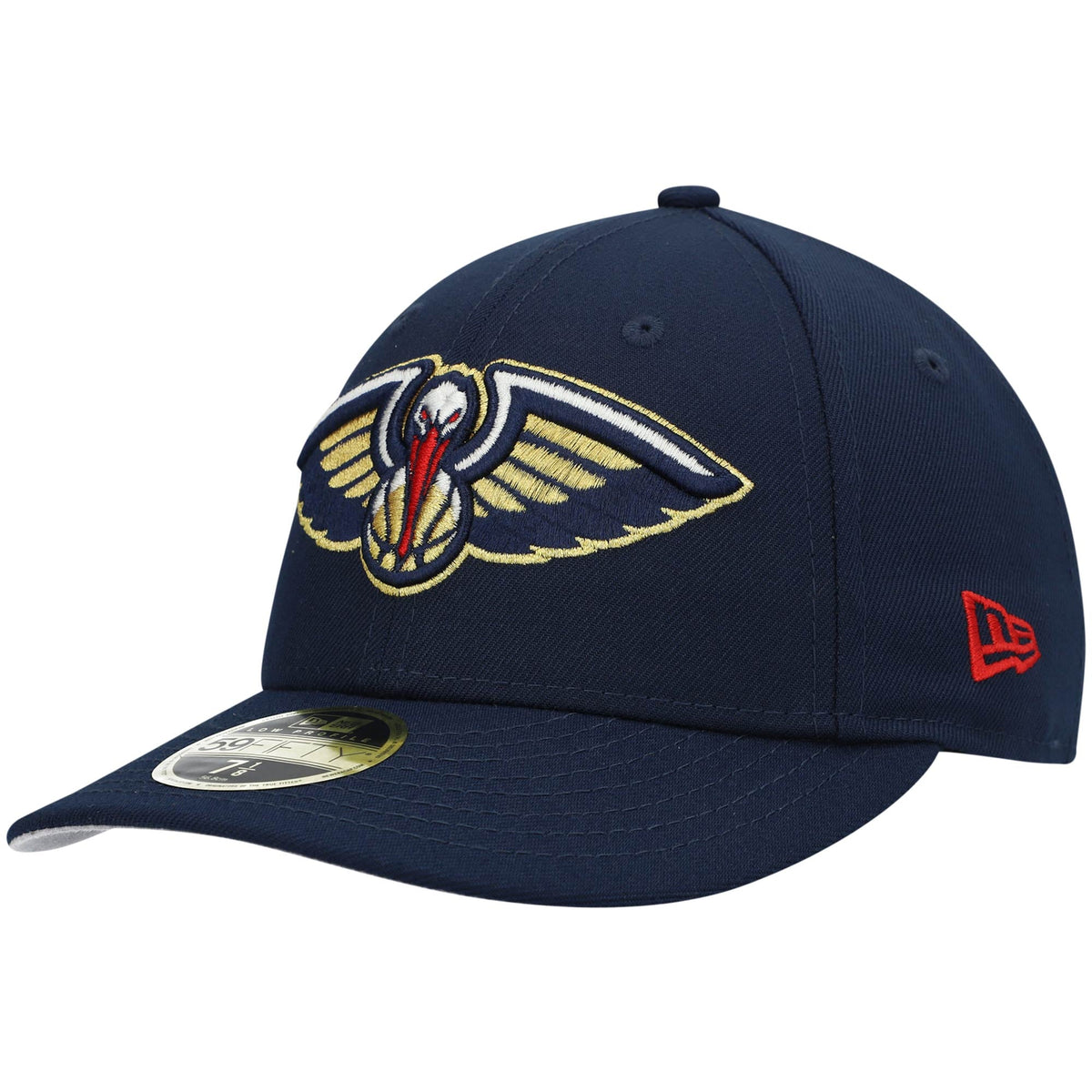 Men's New Orleans Pelicans New Era Navy Team Low Profile 59FIFTY Fitted Hat