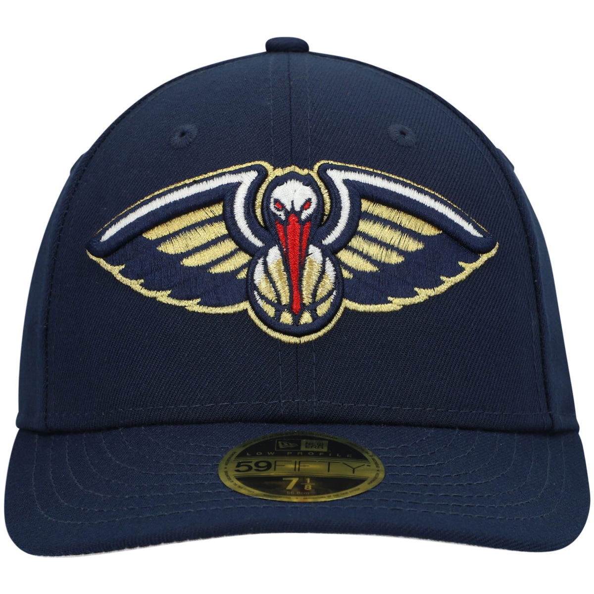 Men's New Orleans Pelicans New Era Navy Team Low Profile 59FIFTY Fitted Hat