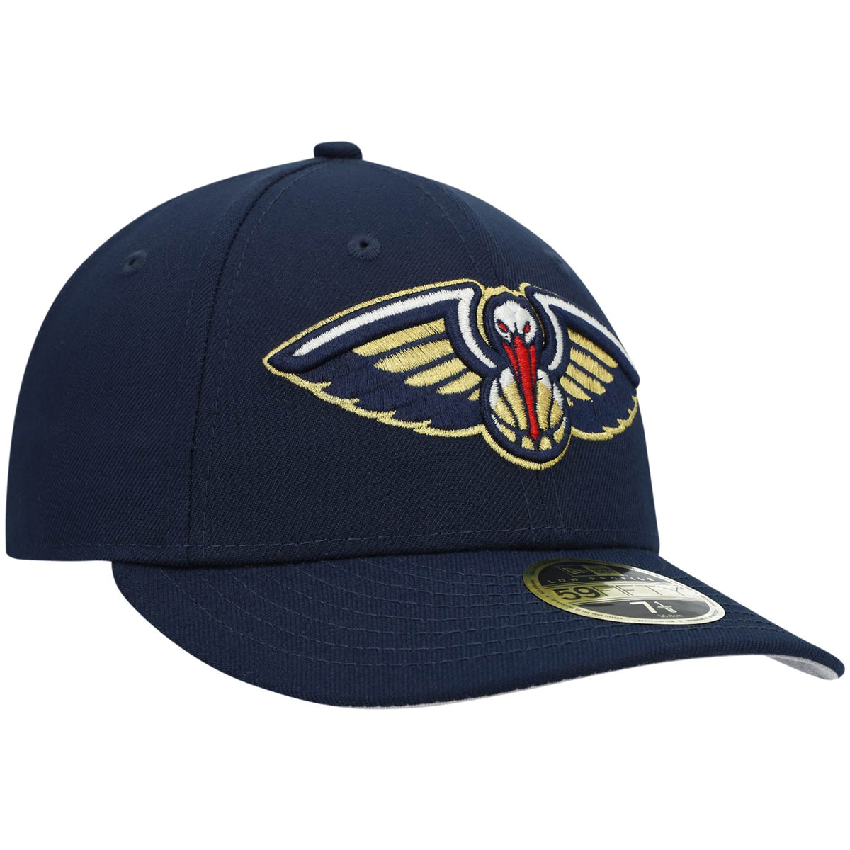 Men's New Orleans Pelicans New Era Navy Team Low Profile 59FIFTY Fitted Hat