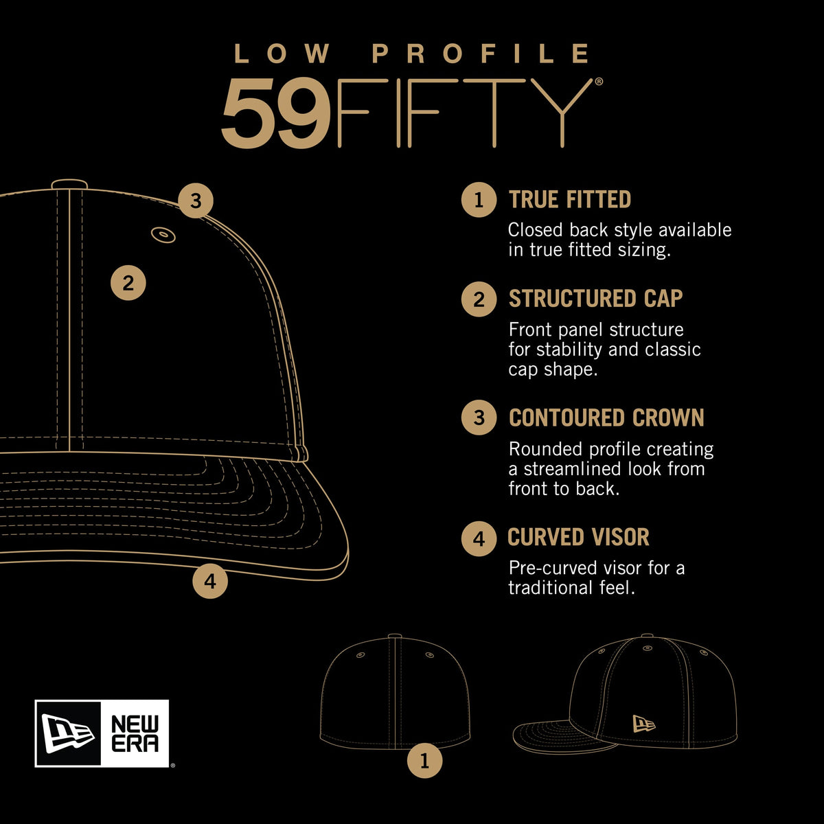 Men's New Orleans Pelicans New Era Navy Team Low Profile 59FIFTY Fitted Hat