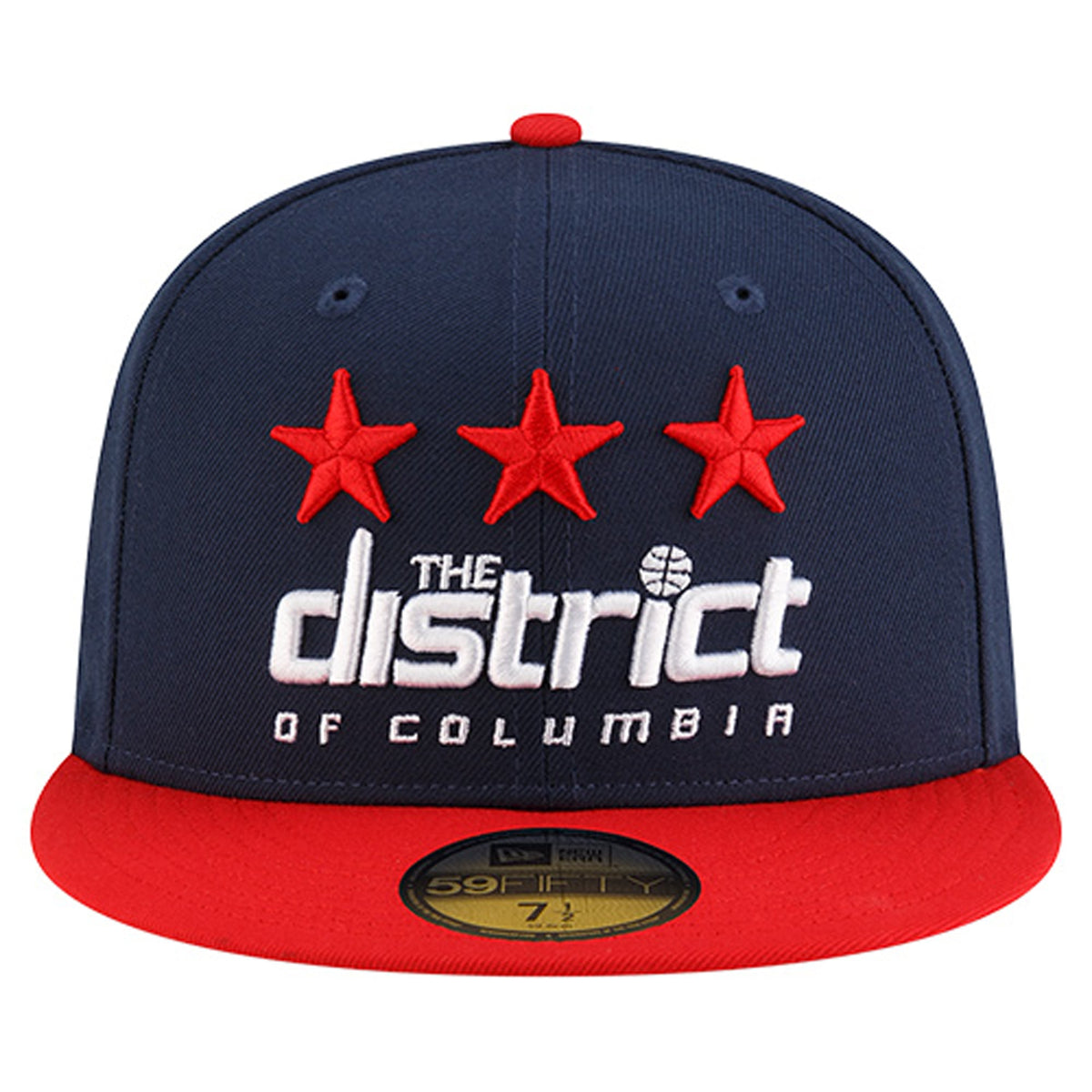 Men's Washington Wizards  New Era Navy Statement Edition Jersey Hook 59Fifty Fitted Hat