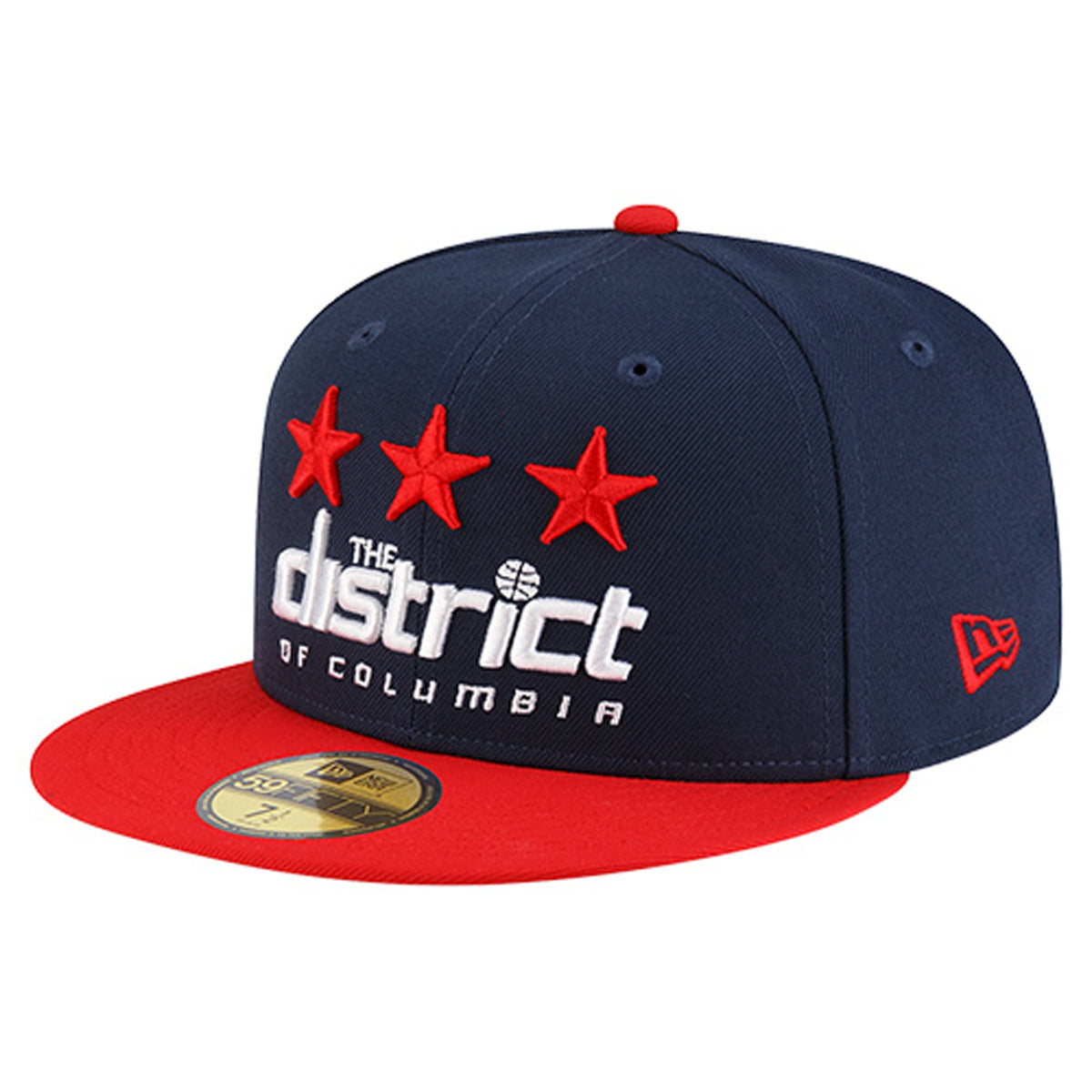 Men's Washington Wizards  New Era Navy Statement Edition Jersey Hook 59Fifty Fitted Hat