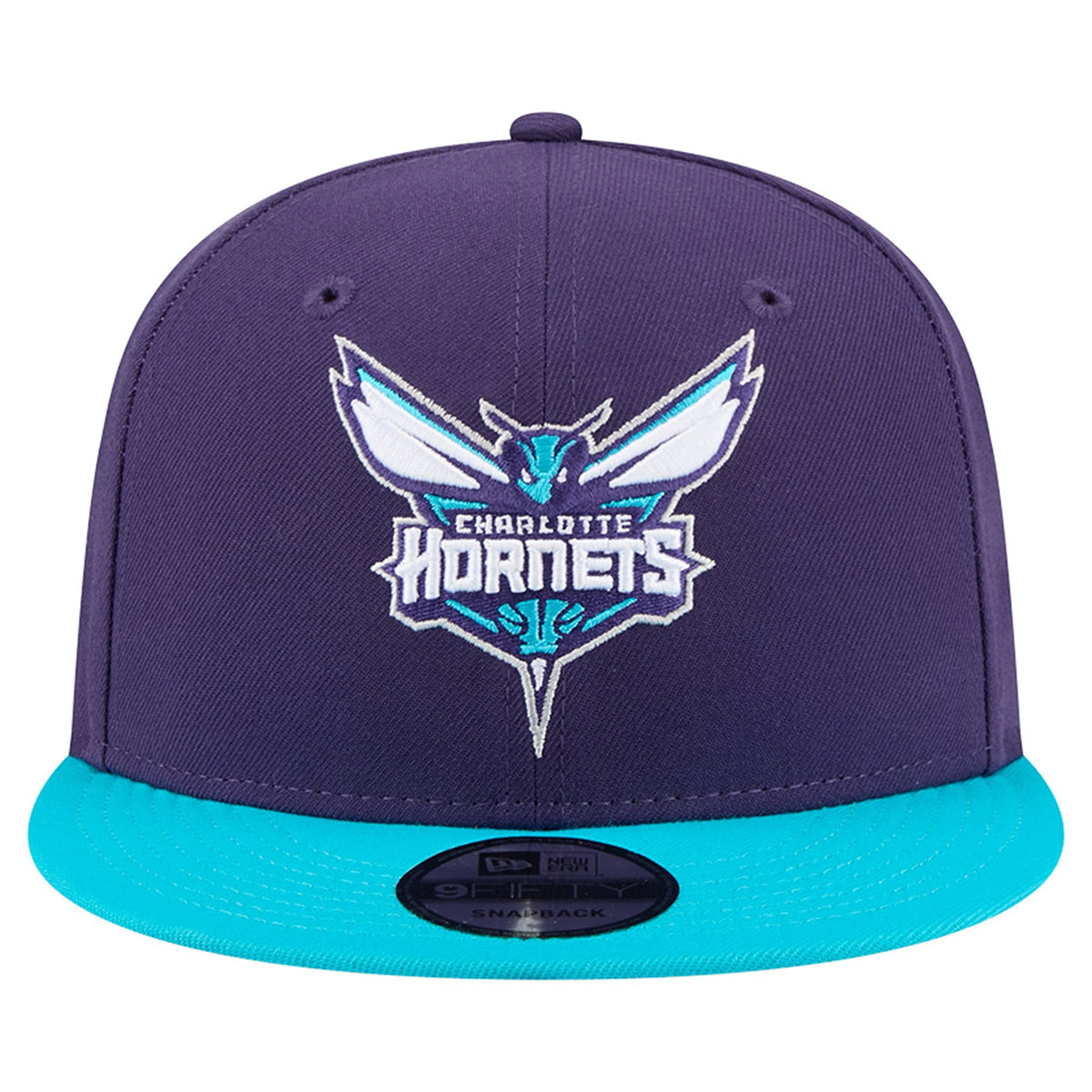 Men's Charlotte Hornets  New Era Purple Two-Tone 9FIFTY Snapback Hat