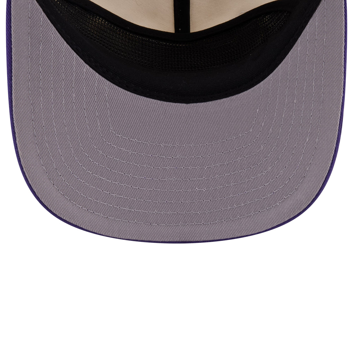 Men's Los Angeles Lakers New Era Purple Layered Patch 19TWENTY Adjustable Hat