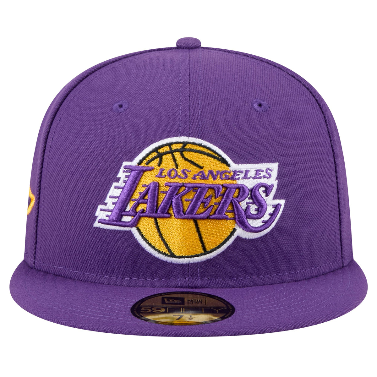 Men's  Los Angeles Lakers New Era Purple Throwback Pennant 59FIFTY Fitted Hat
