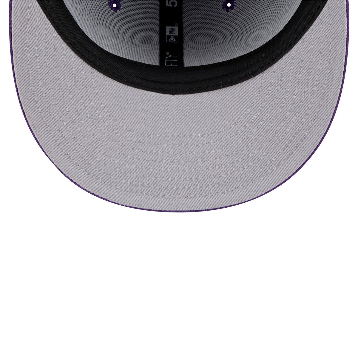 Men's  Los Angeles Lakers New Era Purple Throwback Pennant 59FIFTY Fitted Hat