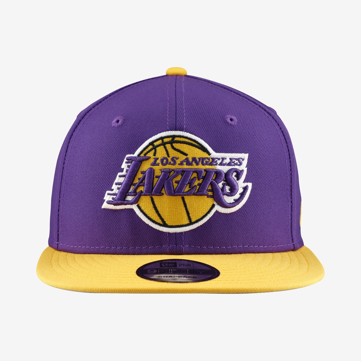 Men's Los Angeles Lakers  New Era Purple Two-Tone 9FIFTY Snapback Hat