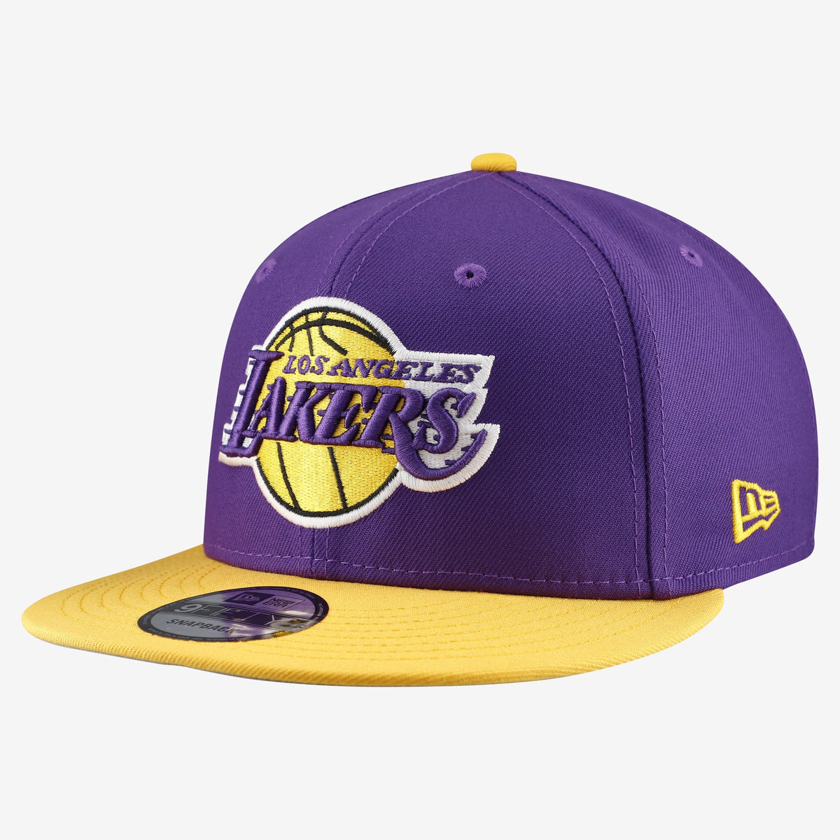 Men's Los Angeles Lakers  New Era Purple Two-Tone 9FIFTY Snapback Hat