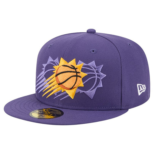 Men's Phoenix Suns  New Era Purple Tri-Hit 59Fifty Fitted Hat