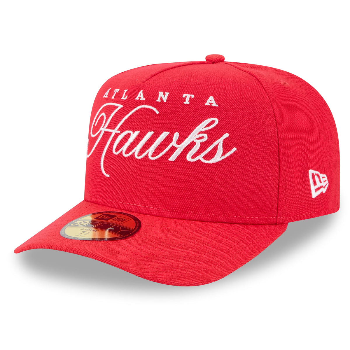 Men's Atlanta Hawks New Era Red 2025 NBA Draft A-Frame 59FIFTY Fitted Hat