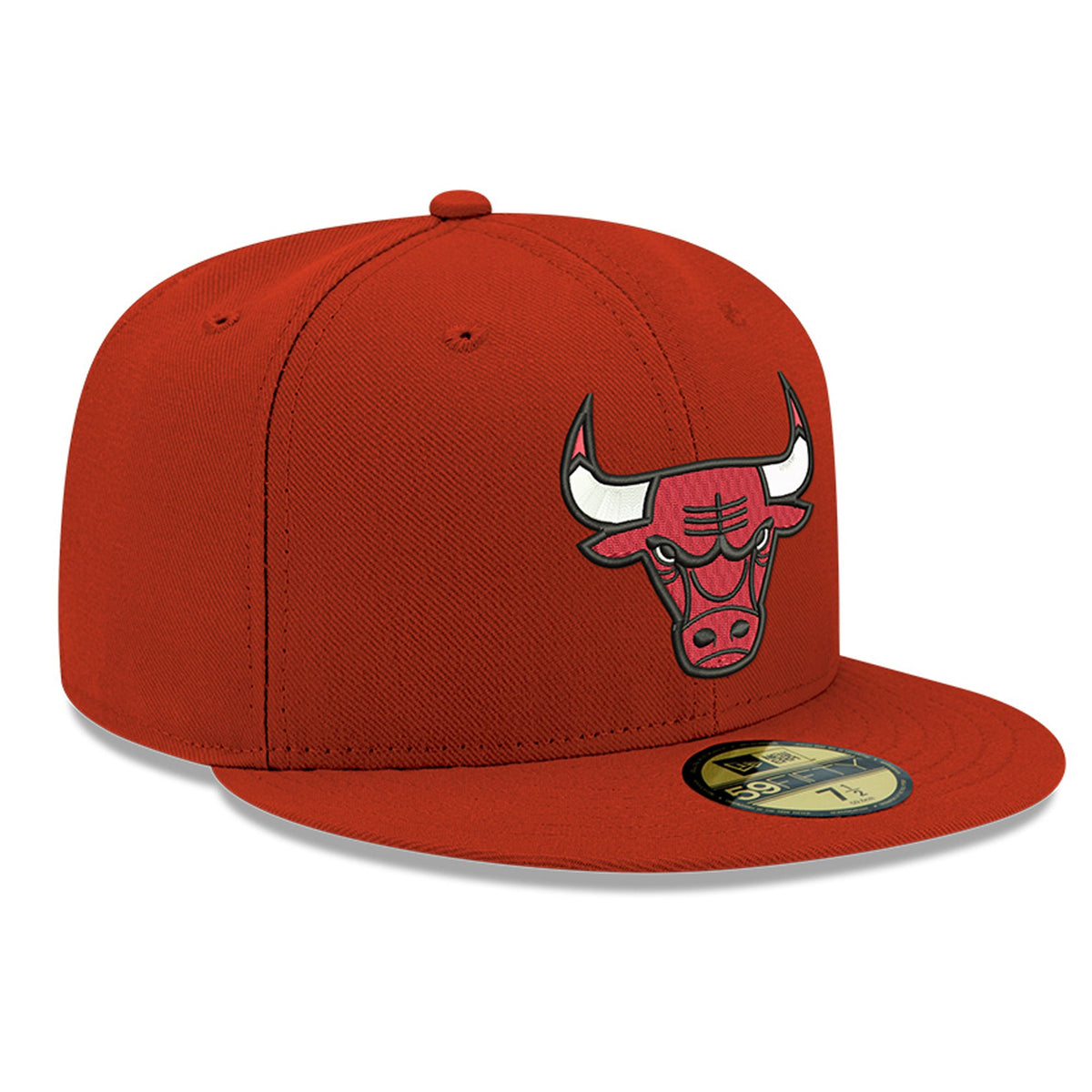 Men's Chicago Bulls  New Era Red Team 59FIFTY Fitted Hat
