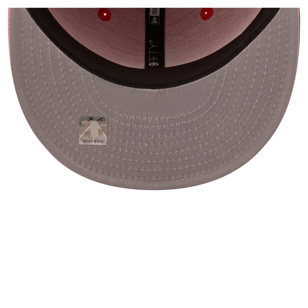 Men's Houston Rockets  New Era Red Team 9FIFTY Snapback Hat