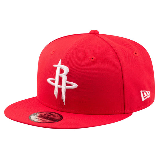 Men's Houston Rockets  New Era Red Team 9FIFTY Snapback Hat