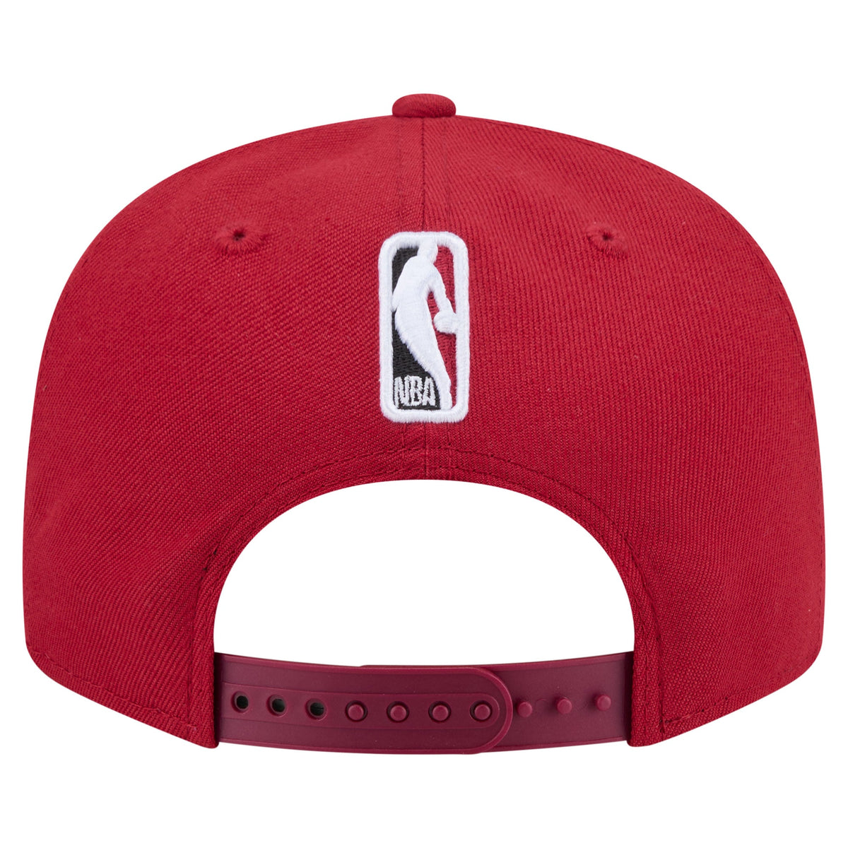 Men's Miami Heat  New Era Red Team 9FIFTY Snapback Hat