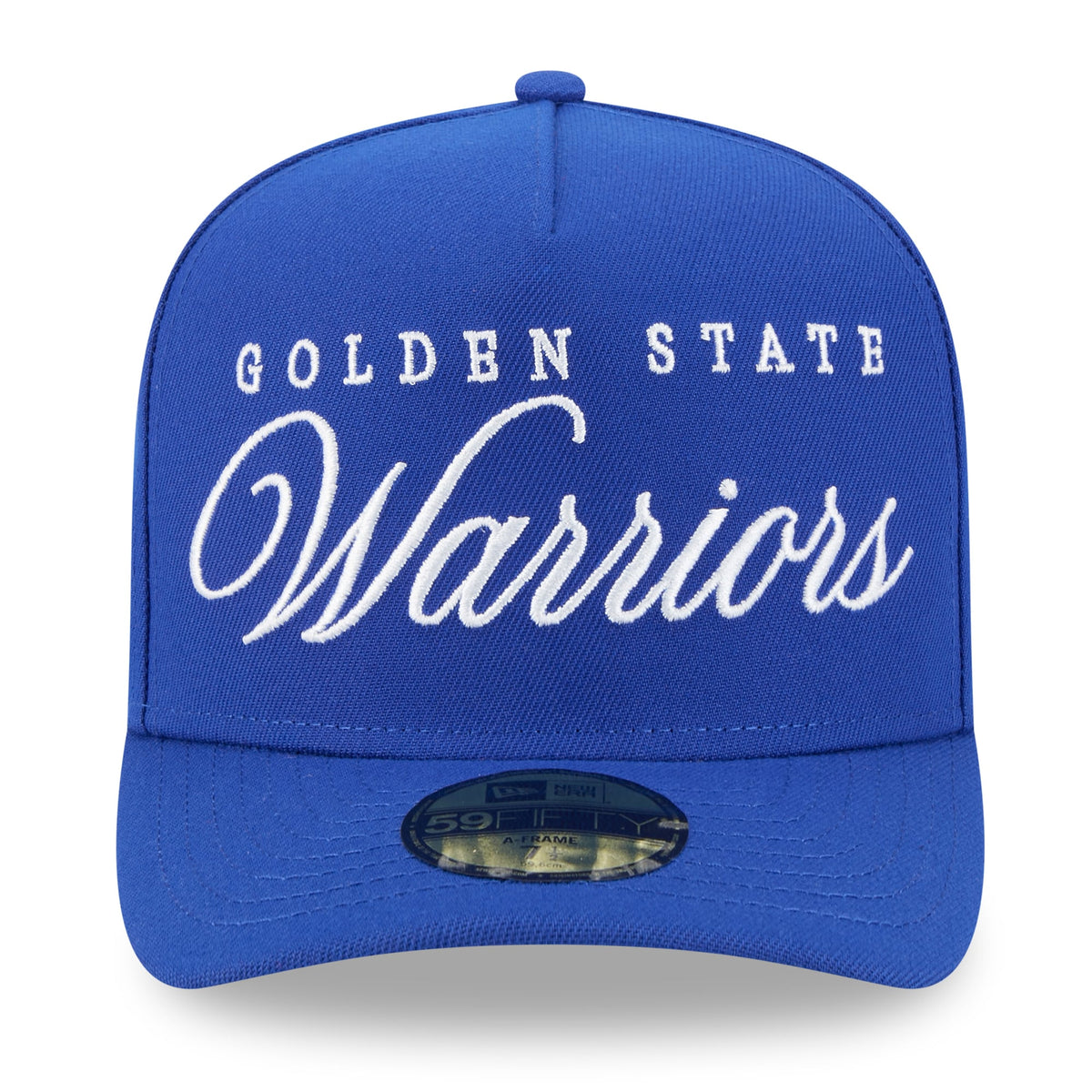 Men's Golden State Warriors New Era Royal 2025 NBA Draft A-Frame 59FIFTY Fitted Hat