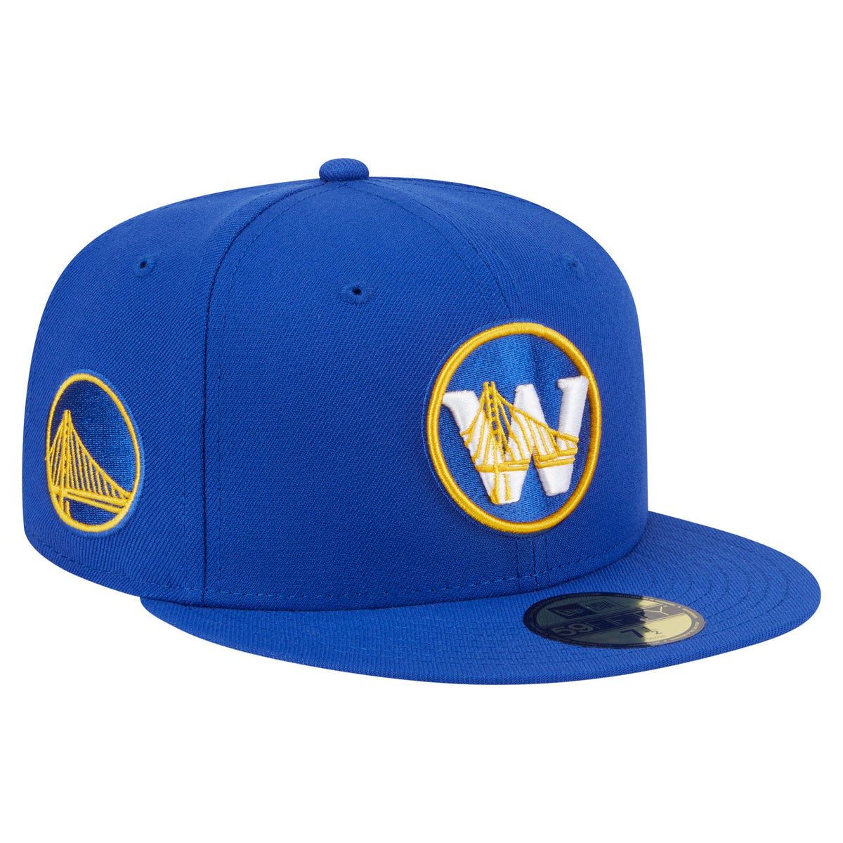 Men's Golden State Warriors  New Era Royal Deceptor 59FIFTY Fitted Hat