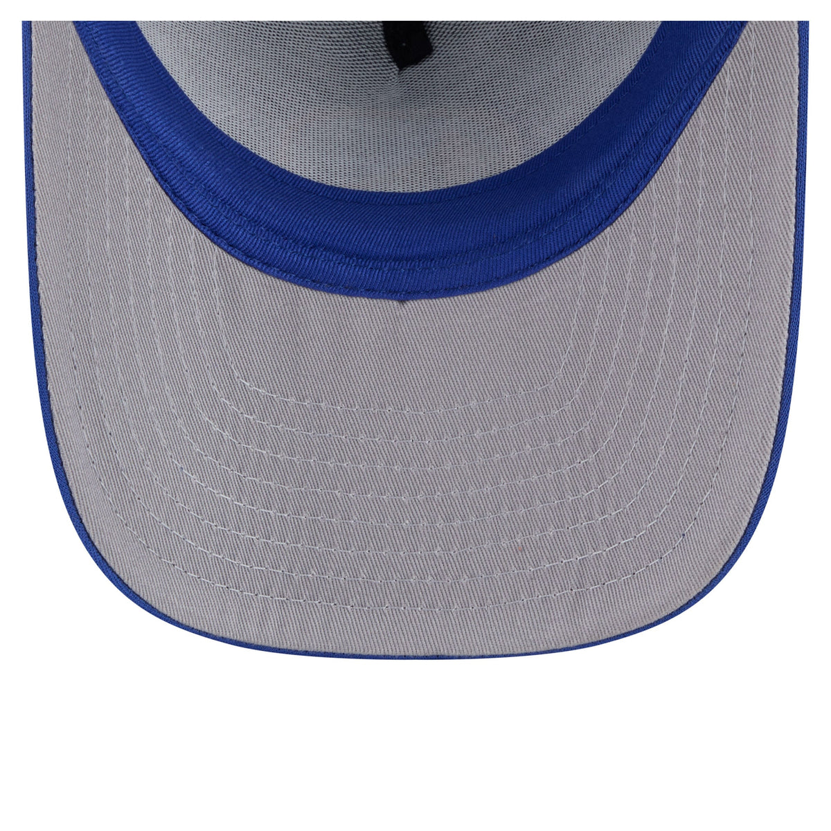 Men's Golden State Warriors New Era Royal Faded Foam Front 9FIFTY A-Frame Adjustable Trucker Hat