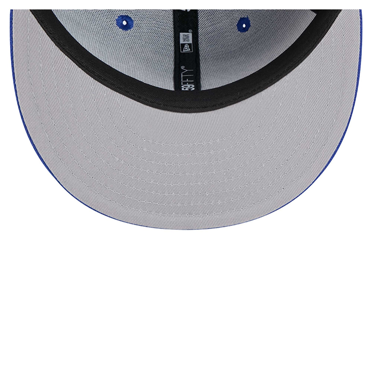 Men's Philadelphia 76ers New Era Royal Sport Night Script Sided 59FIFTY Fitted Hat
