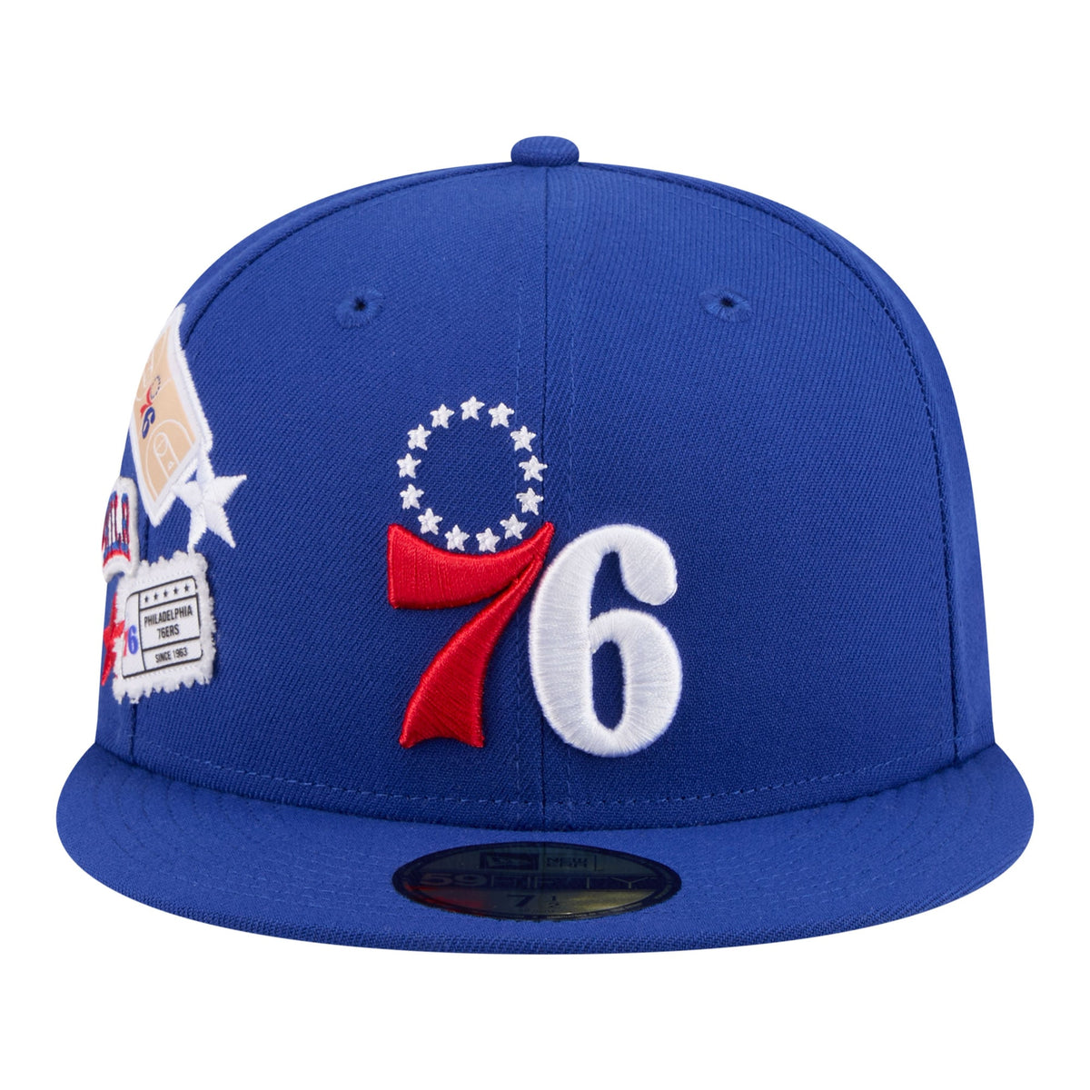 Men's Philadelphia 76ers  New Era Royal Team Collage 59FIFTY Fitted Hat
