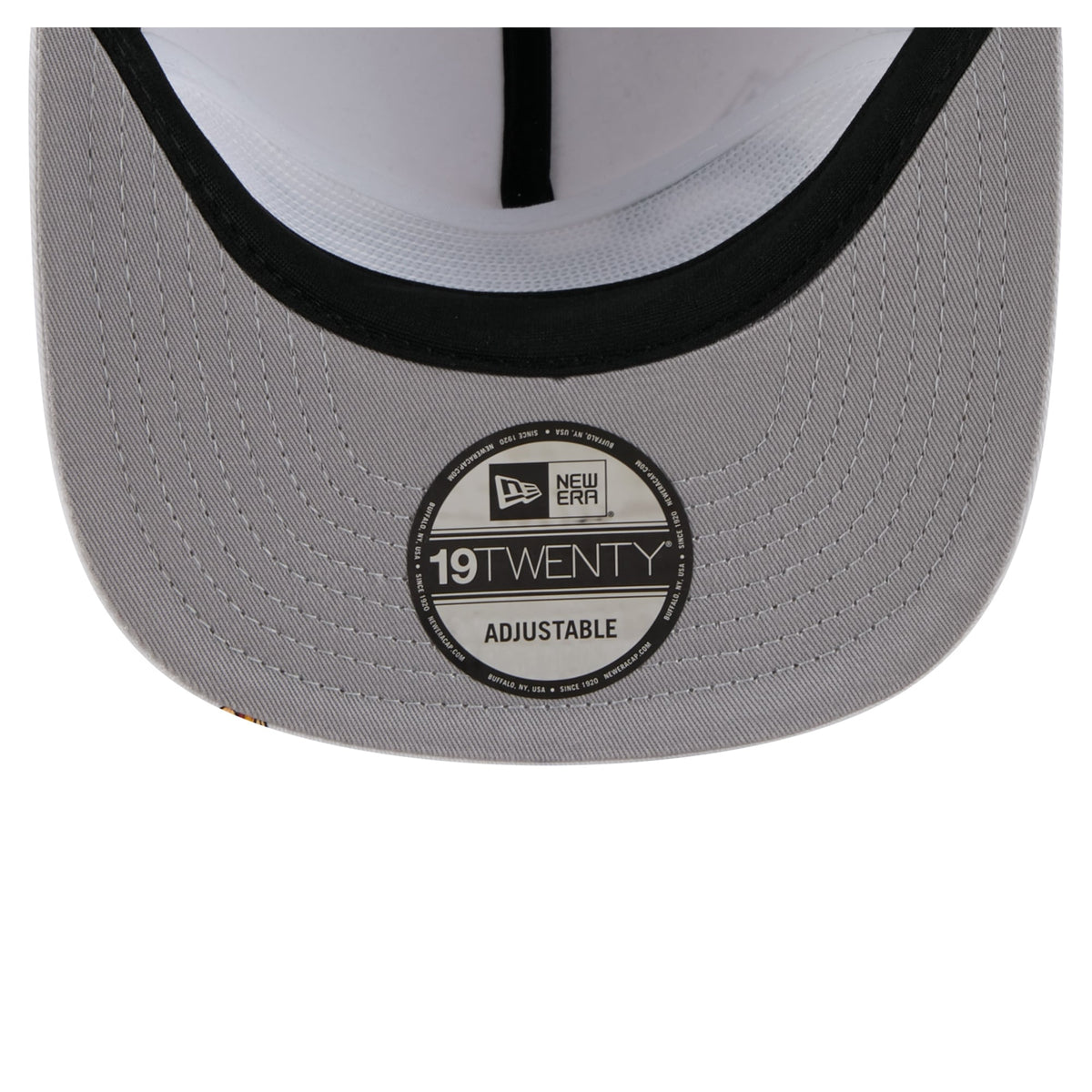 Men's Boston Celtics New Era White Team Cheer Rope 19TWENTY Adjustable Hat
