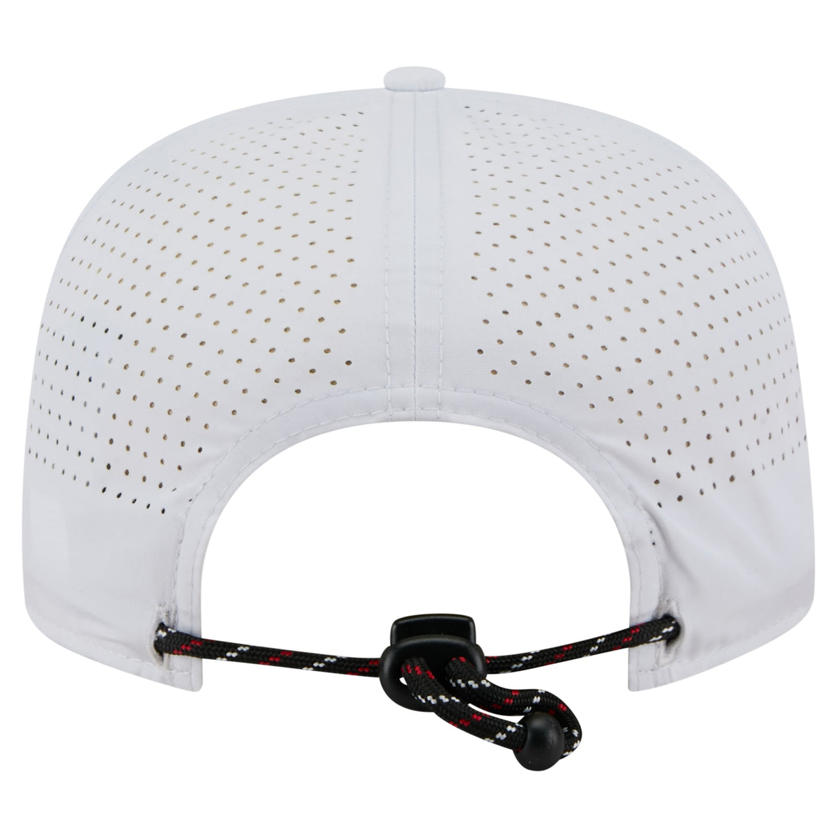 Men's Chicago Bulls New Era White Performance Rope Golfer Adjustable Hat