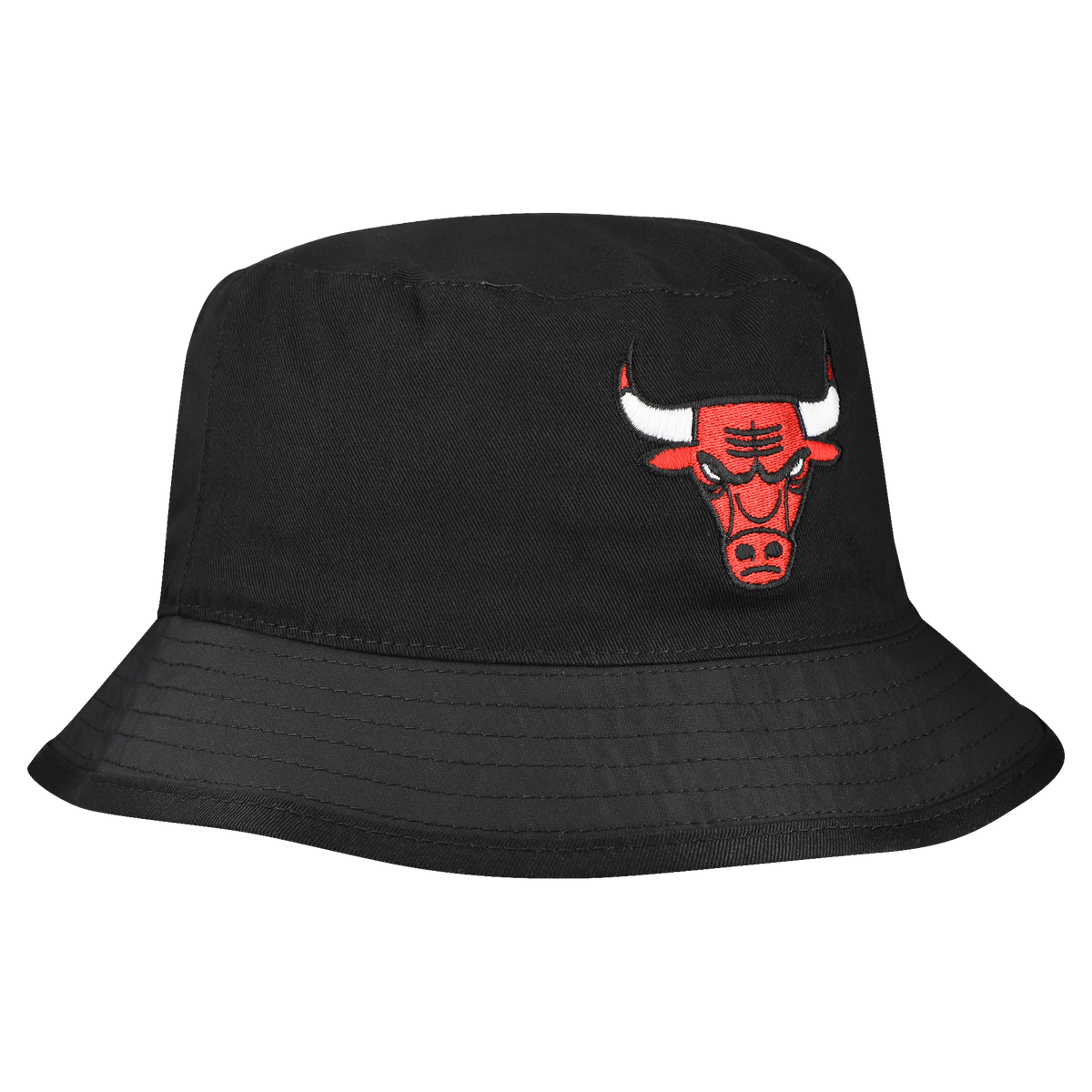 Men's Chicago Bulls New Era White Team Cheer Reversible Bucket Hat