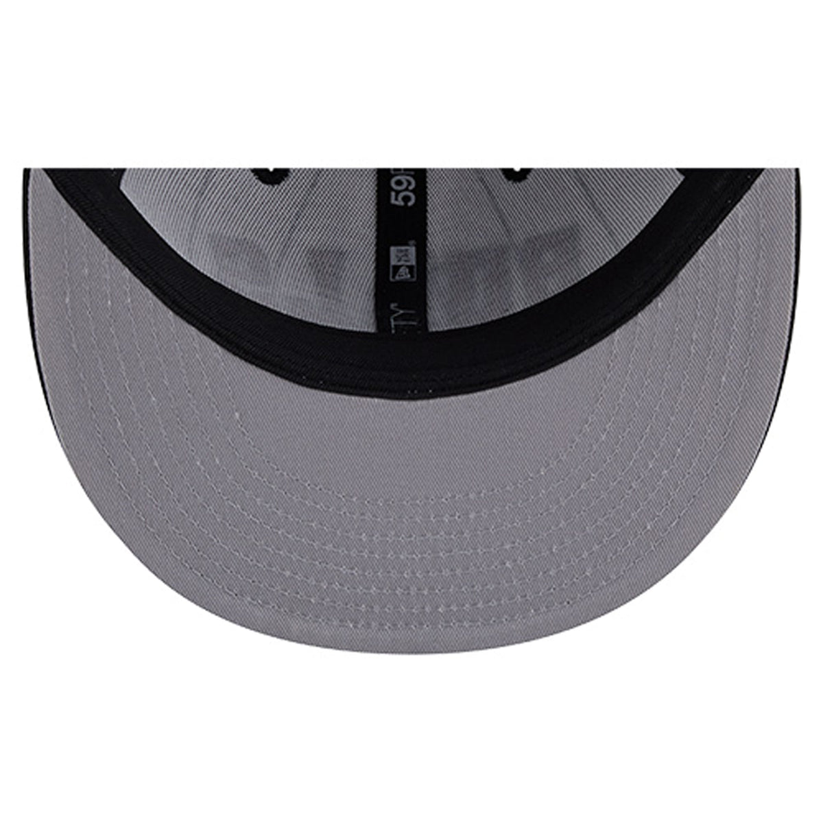 Men's Chicago Bulls  New Era White Wordmark Pinstripe 59FIFTY Fitted Hat