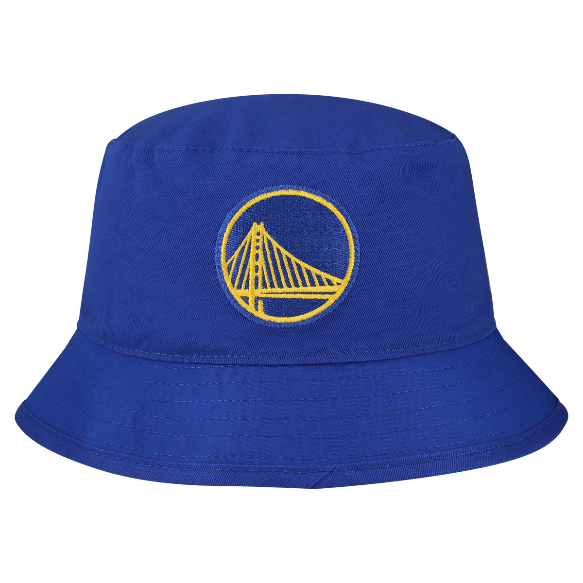 Men's Golden State Warriors New Era White Team Cheer Reversible Bucket Hat